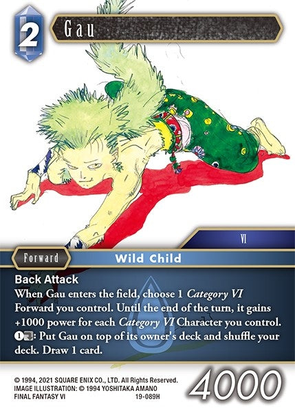 Image for Gau (From Nightmares) (19-089H) - Final Fantasy TCG