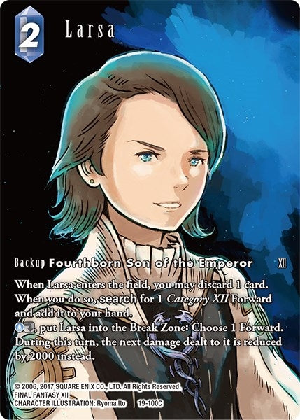 Image for Larsa (Full Art) (From Nightmares) (19-100C) - Final Fantasy TCG