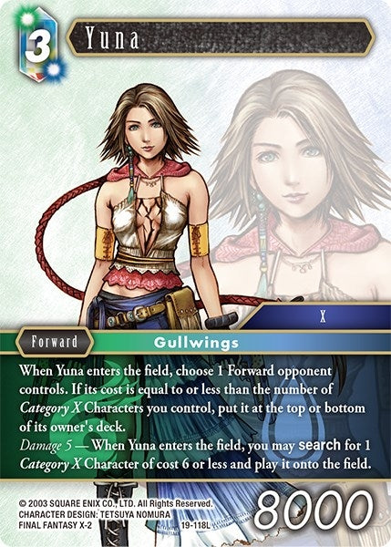Image for Yuna (19-118L) (From Nightmares) (19-118L) - Final Fantasy TCG