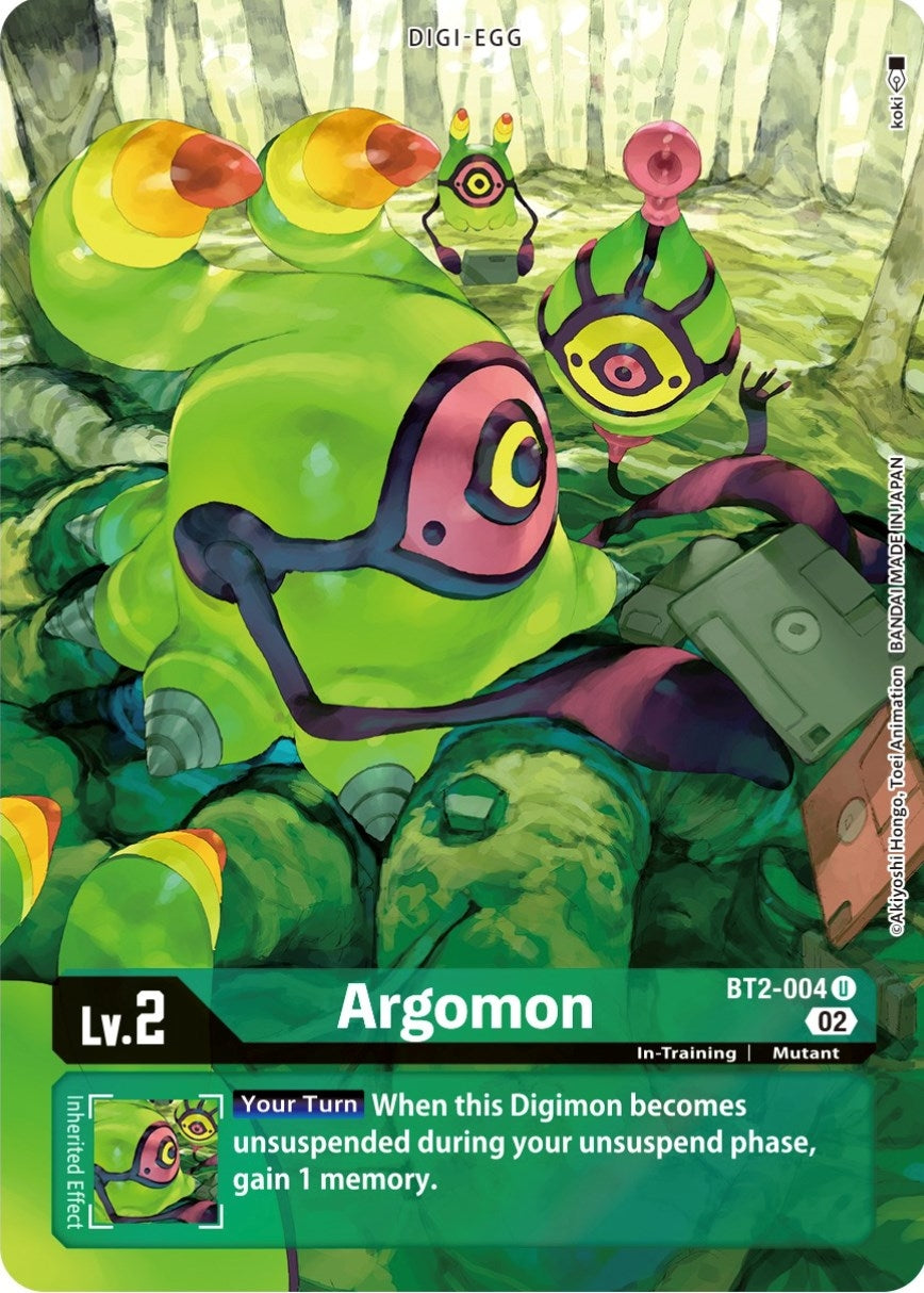 Image for Argomon - BT2-004 (Alternate Art) (ST-14) (BT2-004 U) - Digimon Card Game