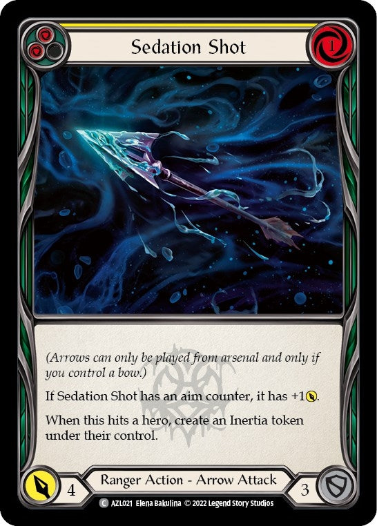 Image for Sedation Shot (Yellow) (Blitz Deck: Outsiders - Azalea) (AZL021) - Flesh and Blood TCG