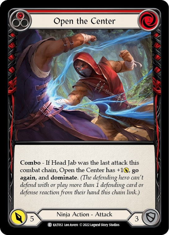 Image for Open the Center (Red) (Blitz Deck: Outsiders - Katsu) (KAT012) - Flesh and Blood TCG