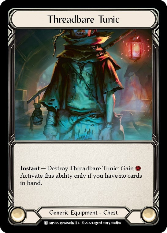 Image for Threadbare Tunic (Blitz Deck: Outsiders - Riptide) (RIP005) - Flesh and Blood TCG