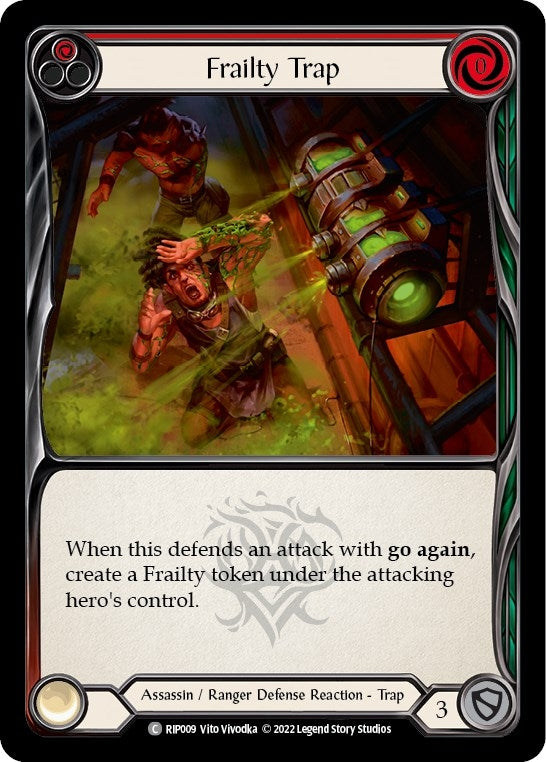 Image for Frailty Trap (Red) (Blitz Deck: Outsiders - Riptide) (RIP009) - Flesh and Blood TCG