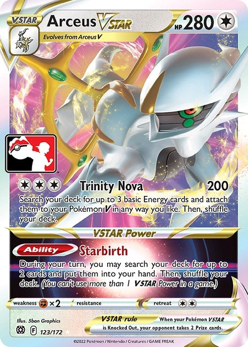 Image for Arceus VSTAR (Prize Pack Series Cards) (123/172) - Pokemon