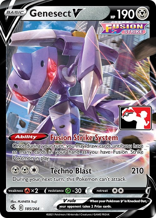 Image for Genesect V (Prize Pack Series Cards) (185/264) - Pokemon