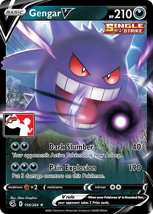 Image for Gengar V (Prize Pack Series Cards) (156/264) - Pokemon