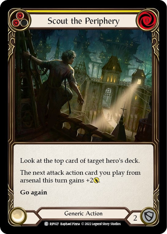 Image for Scout the Periphery (Yellow) (Blitz Deck: Outsiders - Riptide) (RIP027) - Flesh and Blood TCG