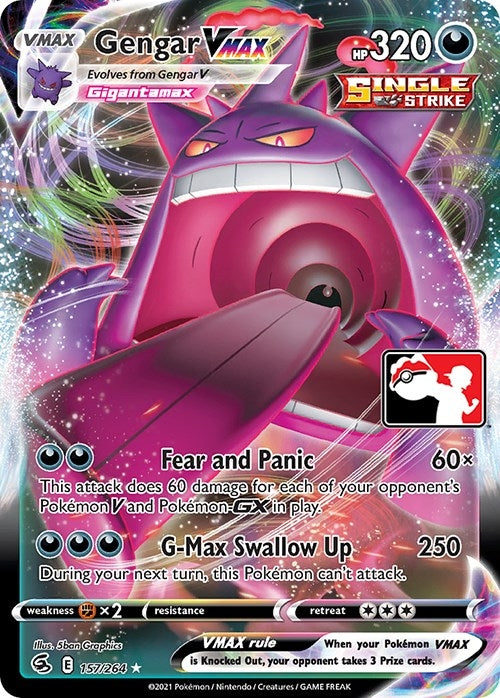 Image for Gengar VMAX (Prize Pack Series Cards) (157/264) - Pokemon