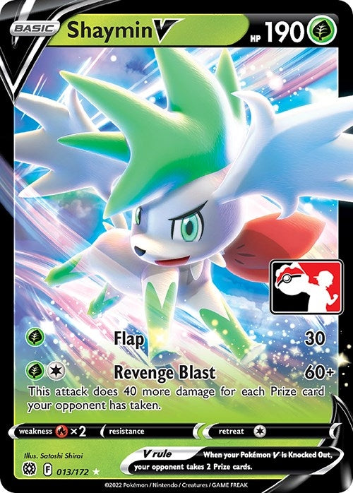 Image for Shaymin V (Prize Pack Series Cards) (013/172) - Pokemon