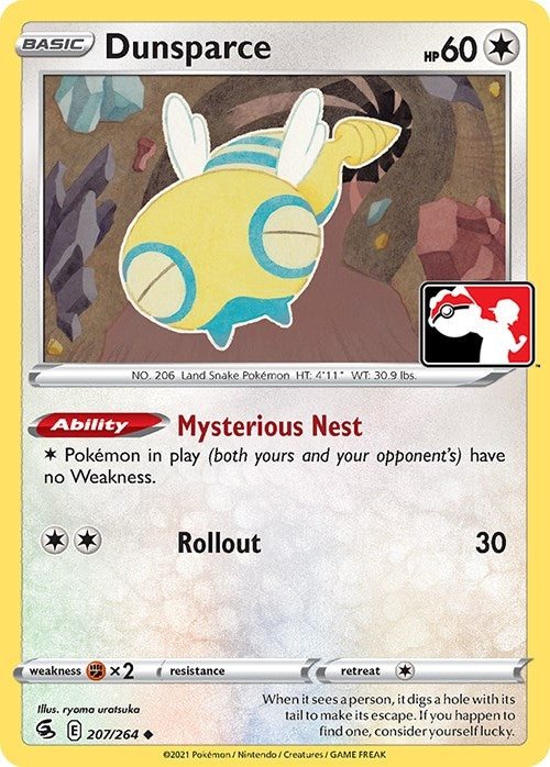 Image for Dunsparce (Prize Pack Series Cards) (207/264) - Pokemon