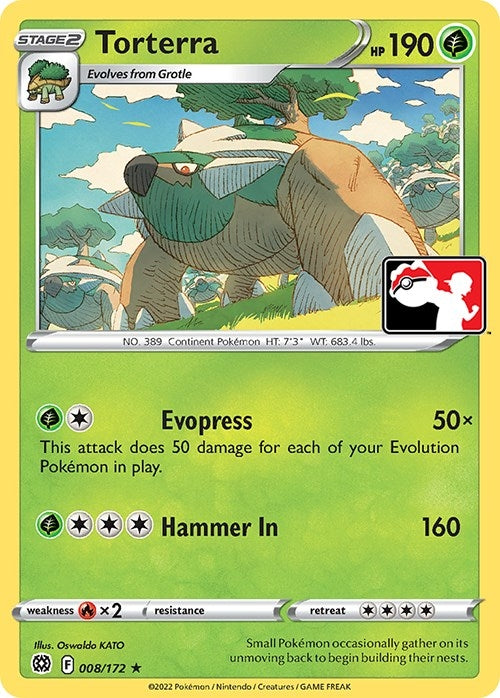 Image for Torterra (Prize Pack Series Cards) (008/172) - Pokemon
