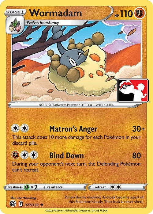 Image for Wormadam (077) (Prize Pack Series Cards) (077/172) - Pokemon