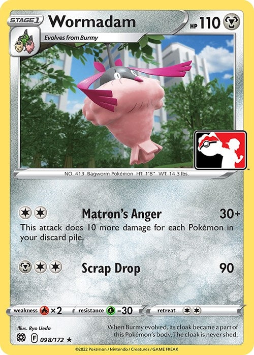 Image for Wormadam (098) (Prize Pack Series Cards) (098/172) - Pokemon