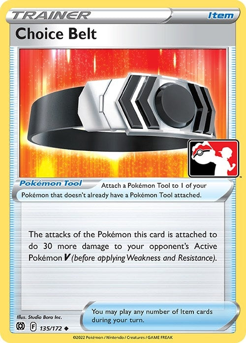 Image for Choice Belt (Prize Pack Series Cards) (135/172) - Pokemon