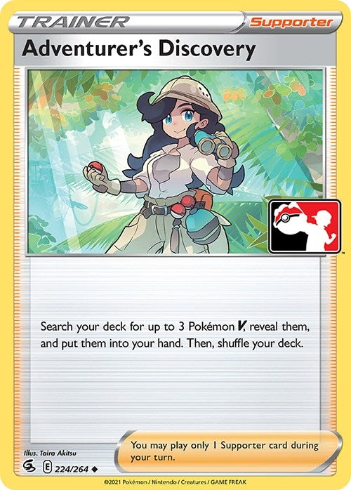 Image for Adventurer's Discovery (Prize Pack Series Cards) (224/264) - Pokemon