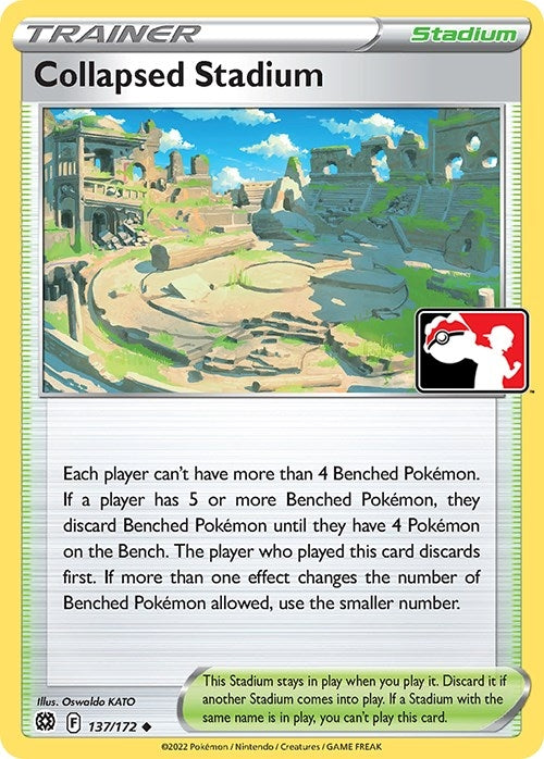 Image for Collapsed Stadium (Prize Pack Series Cards) (137/172) - Pokemon