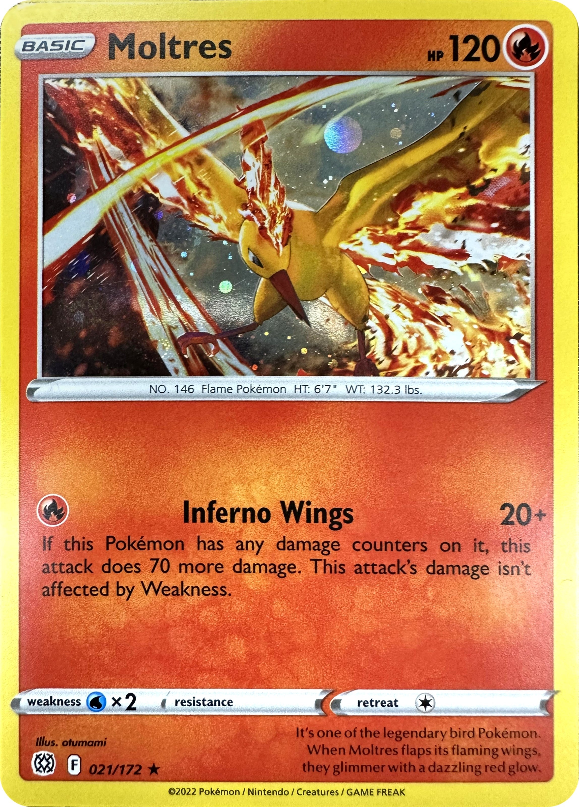 Image for Moltres (Cosmos Holo) (Miscellaneous Cards & Products) (021/172) - Pokemon