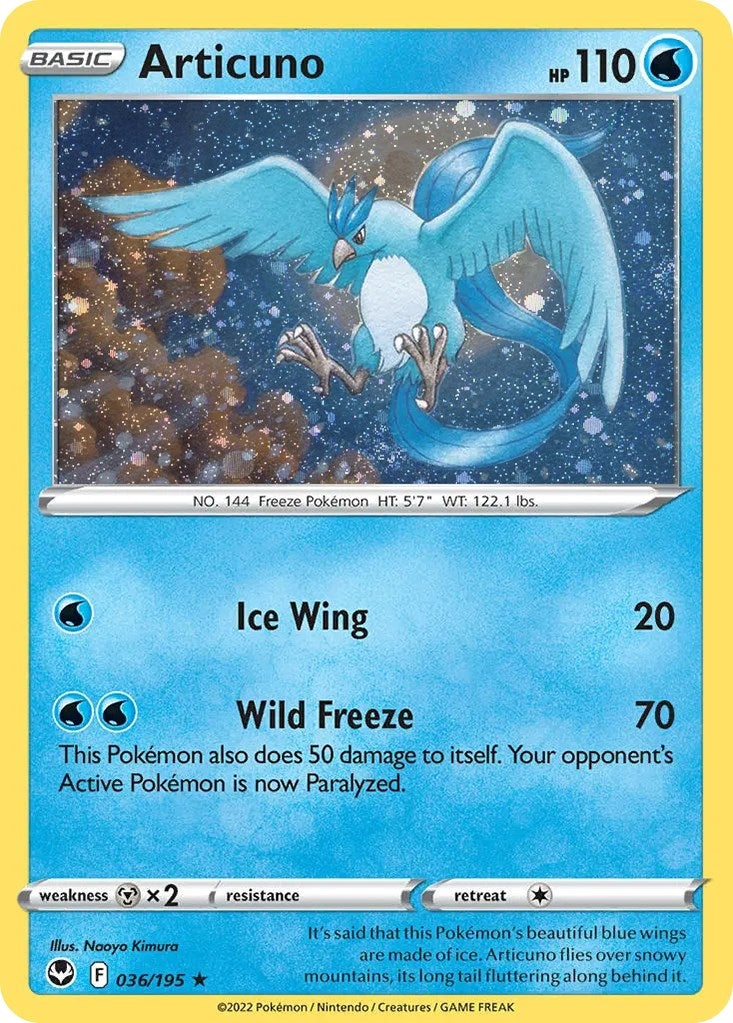 Image for Articuno (Cosmos Holo) (Miscellaneous Cards & Products) (036/195) - Pokemon