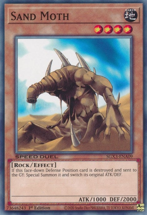 Image for Sand Moth (Speed Duel GX: Duelists of Shadows) (SGX3-ENA09) - YuGiOh