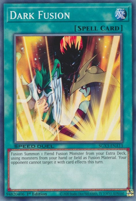 Image for Dark Fusion (Speed Duel GX: Duelists of Shadows) (SGX3-ENA13) - YuGiOh