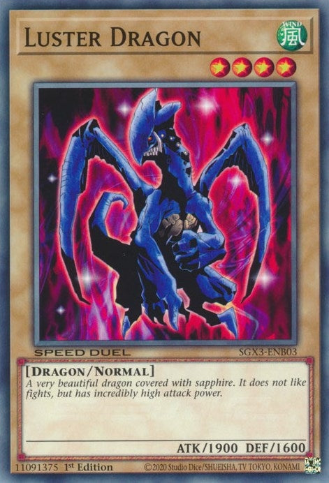 Image for Luster Dragon (Speed Duel GX: Duelists of Shadows) (SGX3-ENB03) - YuGiOh