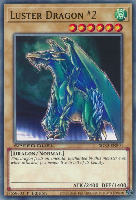 Image for Luster Dragon #2 (Speed Duel GX: Duelists of Shadows) (SGX3-ENB04) - YuGiOh