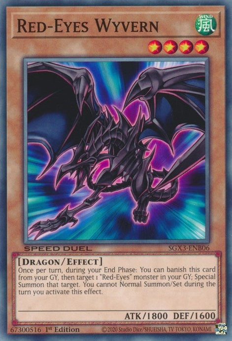 Image for Red-Eyes Wyvern (Speed Duel GX: Duelists of Shadows) (SGX3-ENB06) - YuGiOh