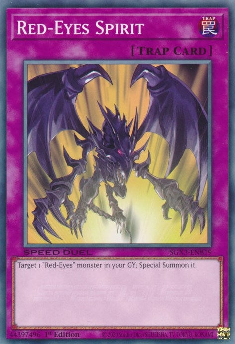 Image for Red-Eyes Spirit (Speed Duel GX: Duelists of Shadows) (SGX3-ENB19) - YuGiOh