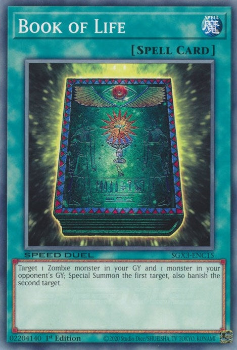 Image for Book of Life (Speed Duel GX: Duelists of Shadows) (SGX3-ENC15) - YuGiOh