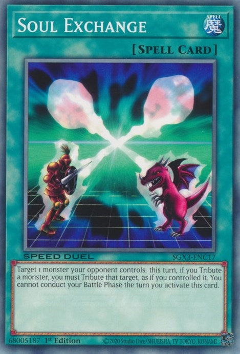 Image for Soul Exchange (Speed Duel GX: Duelists of Shadows) (SGX3-ENC17) - YuGiOh