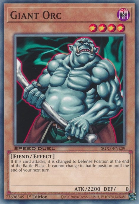 Image for Giant Orc (Speed Duel GX: Duelists of Shadows) (SGX3-ENE09) - YuGiOh