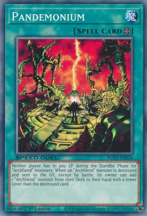 Image for Pandemonium (Speed Duel GX: Duelists of Shadows) (SGX3-ENE14) - YuGiOh