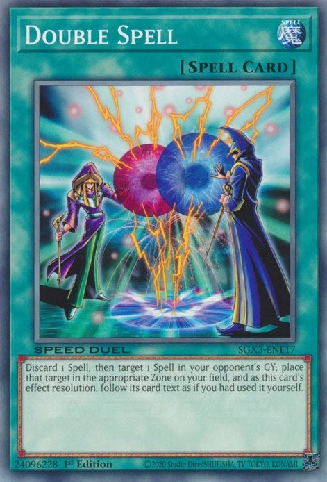 Image for Double Spell (Speed Duel GX: Duelists of Shadows) (SGX3-ENE17) - YuGiOh