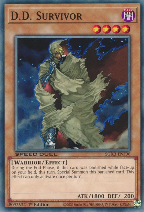 Image for D.D. Survivor (Speed Duel GX: Duelists of Shadows) (SGX3-ENF06) - YuGiOh