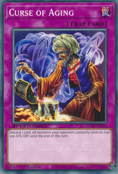 Image for Curse of Aging (Speed Duel GX: Duelists of Shadows) (SGX3-ENF20) - YuGiOh