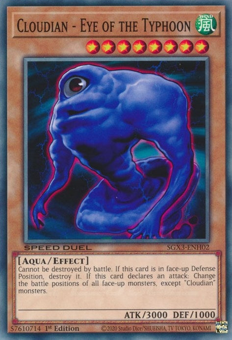 Image for Cloudian - Eye of the Typhoon (Speed Duel GX: Duelists of Shadows) (SGX3-ENH02) - YuGiOh
