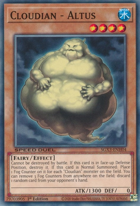 Image for Cloudian - Altus (Speed Duel GX: Duelists of Shadows) (SGX3-ENH04) - YuGiOh