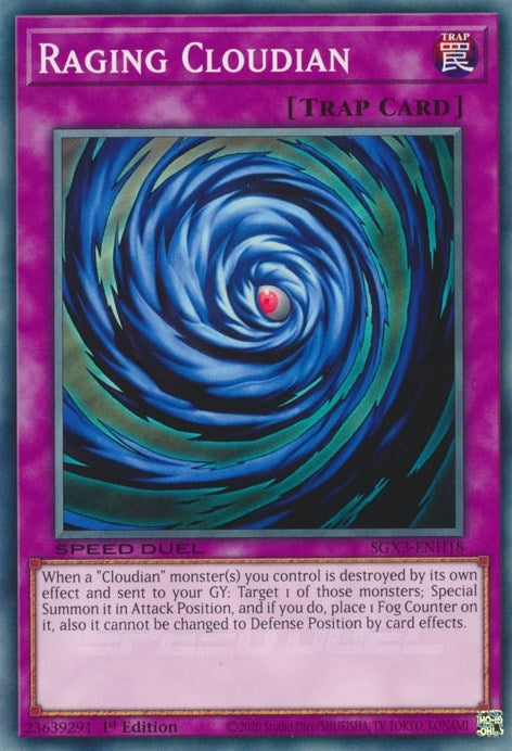 Image for Raging Cloudian (Speed Duel GX: Duelists of Shadows) (SGX3-ENH18) - YuGiOh