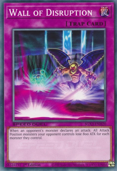 Image for Wall of Disruption (Speed Duel GX: Duelists of Shadows) (SGX3-ENH20) - YuGiOh