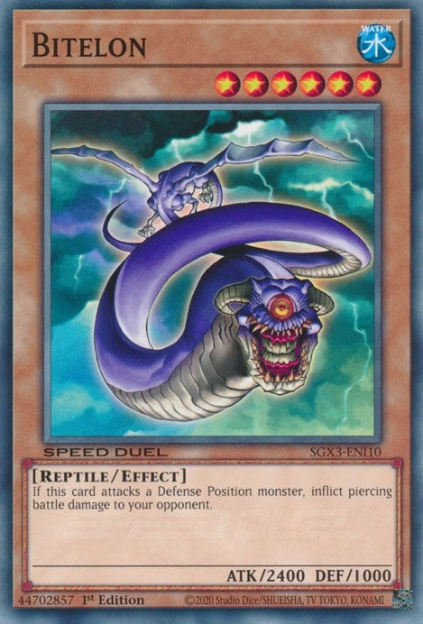 Image for Bitelon (Speed Duel GX: Duelists of Shadows) (SGX3-ENI10) - YuGiOh