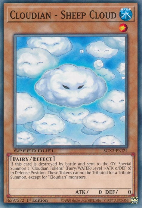 Image for Cloudian - Sheep Cloud (Speed Duel GX: Duelists of Shadows) (SGX3-ENI24) - YuGiOh