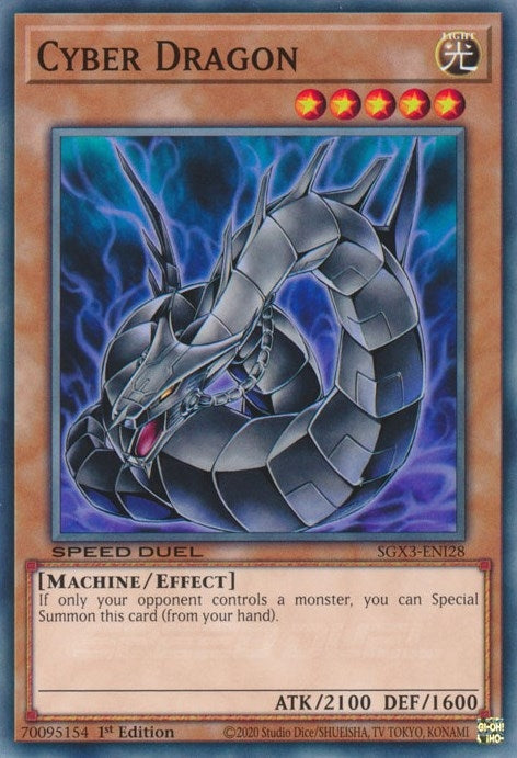 Image for Cyber Dragon (Speed Duel GX: Duelists of Shadows) (SGX3-ENI28) - YuGiOh