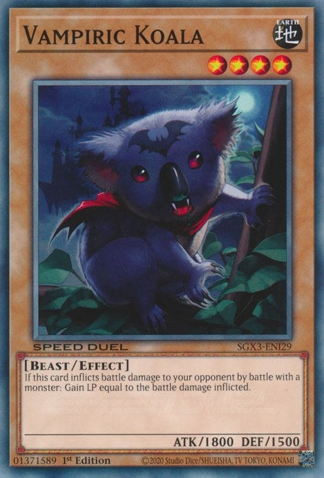 Image for Vampiric Koala (Speed Duel GX: Duelists of Shadows) (SGX3-ENI29) - YuGiOh