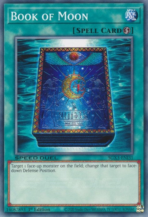 Image for Book of Moon (Speed Duel GX: Duelists of Shadows) (SGX3-ENI31) - YuGiOh