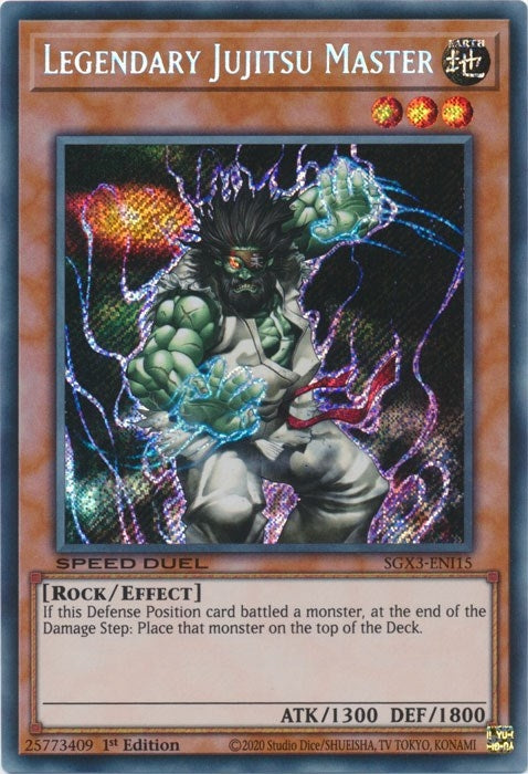 Image for Legendary Jujitsu Master (Secret Rare) (Speed Duel GX: Duelists of Shadows) (SGX3-ENI15) - YuGiOh