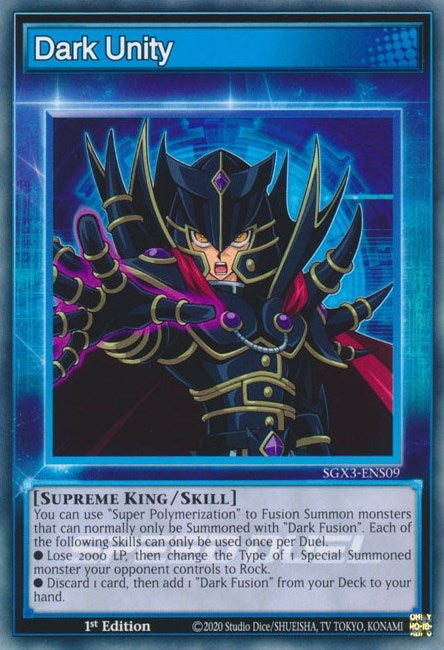 Image for Dark Unity (Speed Duel GX: Duelists of Shadows) (SGX3-ENS09) - YuGiOh