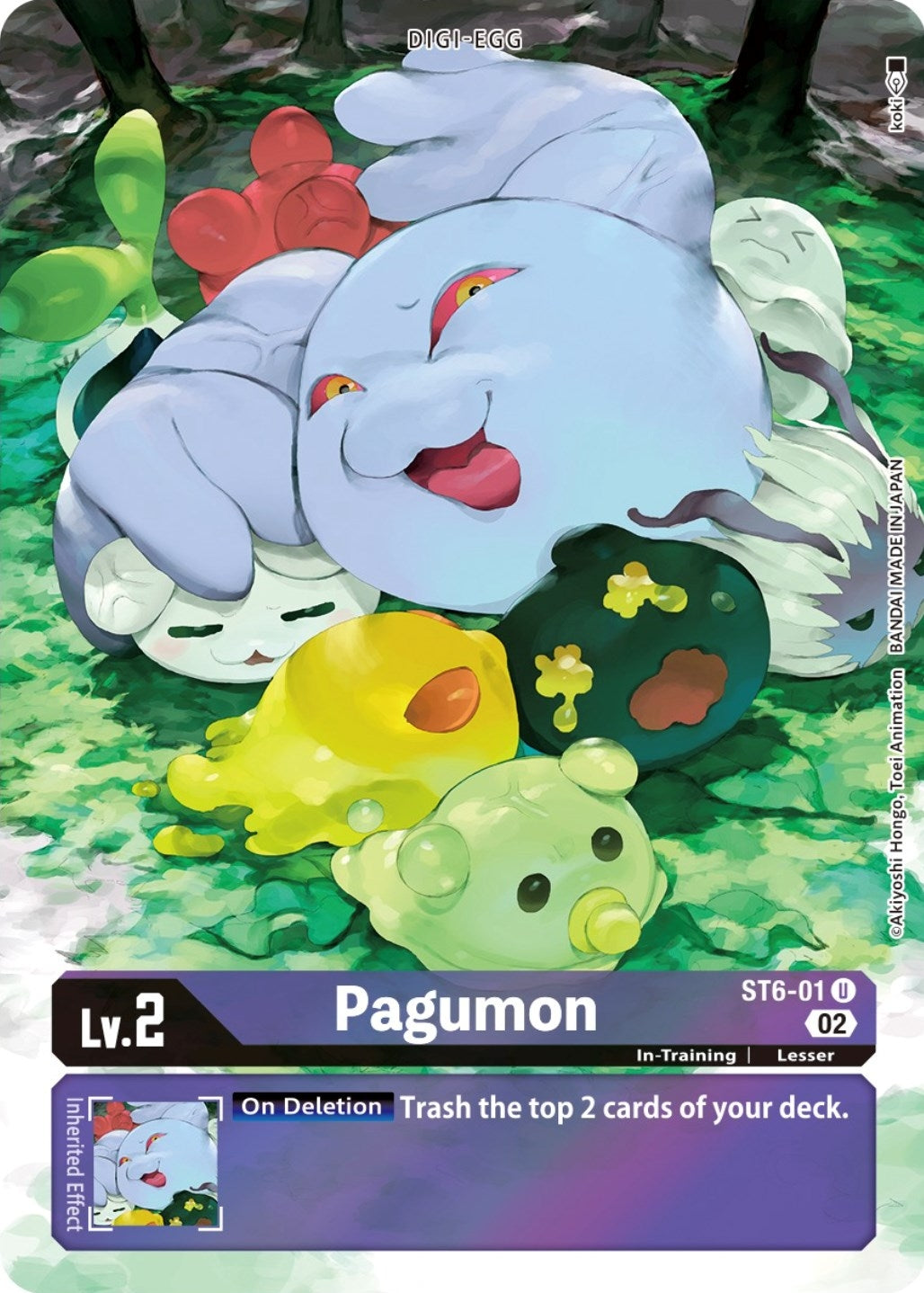 Image for Pagumon (Alternate Art) (ST-14) (ST6-01 U) - Digimon Card Game