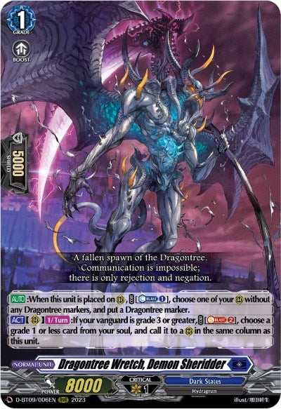 Image for Dragontree Wretch, Demon Sheridder (D-BT09: Dragontree Invasion) (D-BT09/006EN) - Cardfight Vanguard