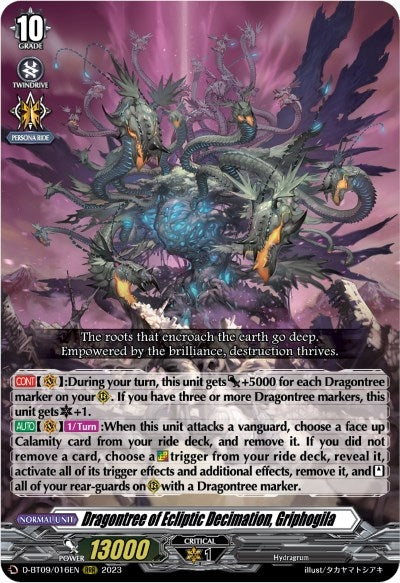 Image for Dragontree of Ecliptic Decimation, Griphogila (D-BT09: Dragontree Invasion) (D-BT09/016EN) - Cardfight Vanguard